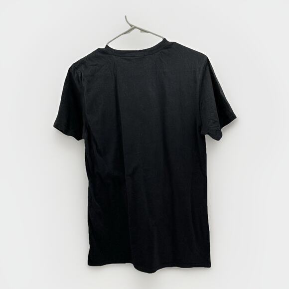 The Scream Band Tee Sz M Black Skull Flames Autographed John Corabi Motley Crue - Picture 2 of 6